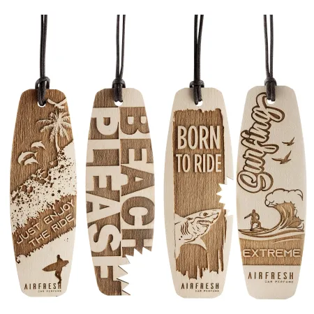 Drewniane zawieszki do samochodu - Atlantic